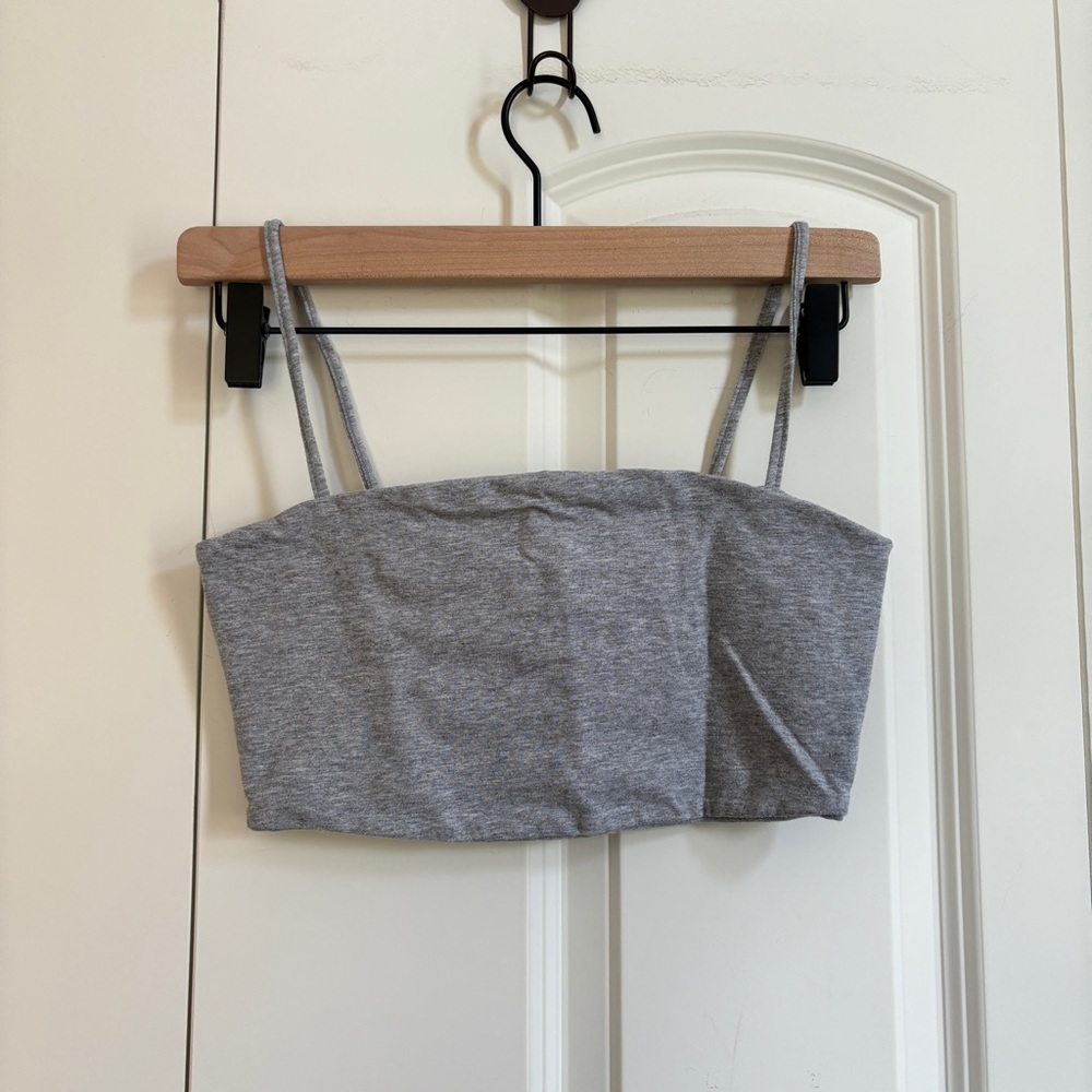 Arraei grey cotton longline bra 0.1 - worn once